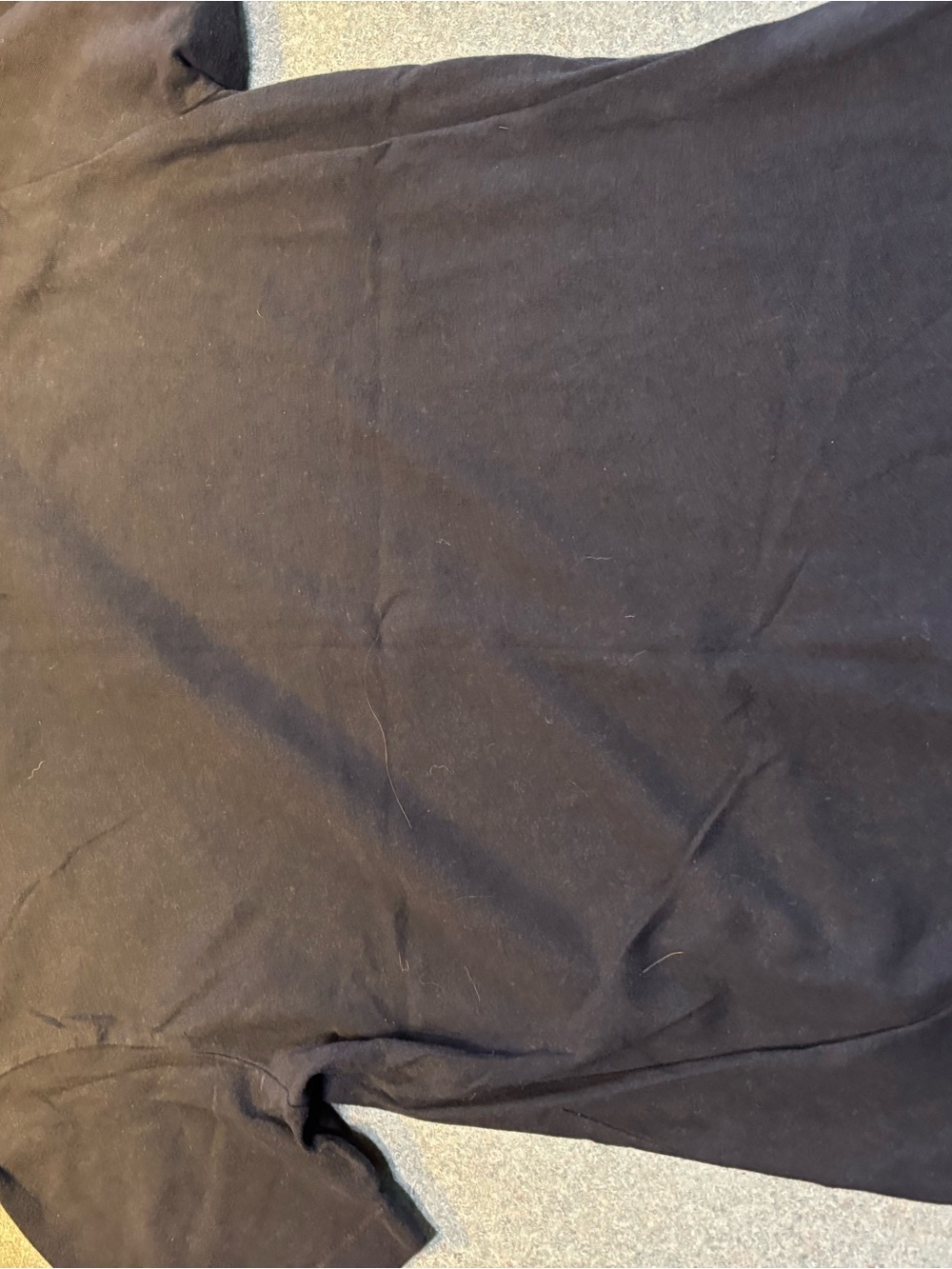 Vans Black Crew Tee with Checker Logo - Picture 3 of 3